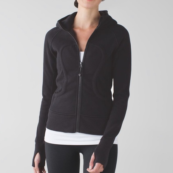lululemon athletica Jackets & Blazers - Lululemon | Black Athletic Scuba Full Zip Hoodie